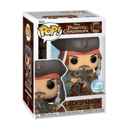PIRATES OF THE CARIBBEAN - POP FUNKO VINYL FIGURE 1482 JACK SPARROW (OPENING) 9CM