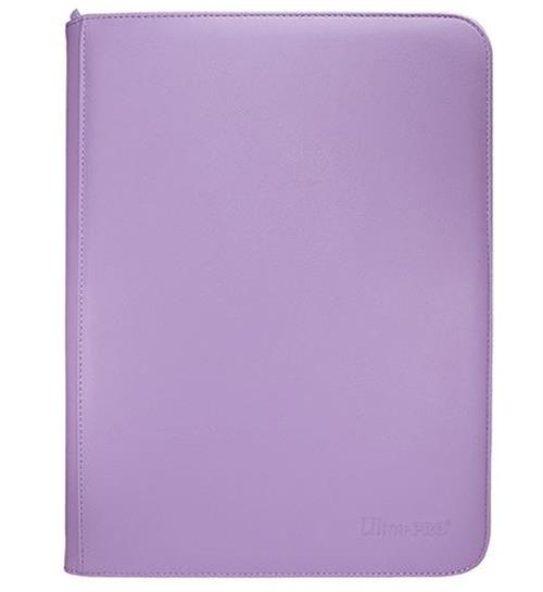 15902 - VIVID ZIPPERED 9-POCKET PRO-BINDER - PURPLE