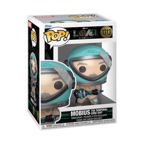 MARVEL: LOKI S2 - POP FUNKO VINYL FIGURE 1313 MOBIUS TVA (TEMPORAL CORE SUIT) 9CM