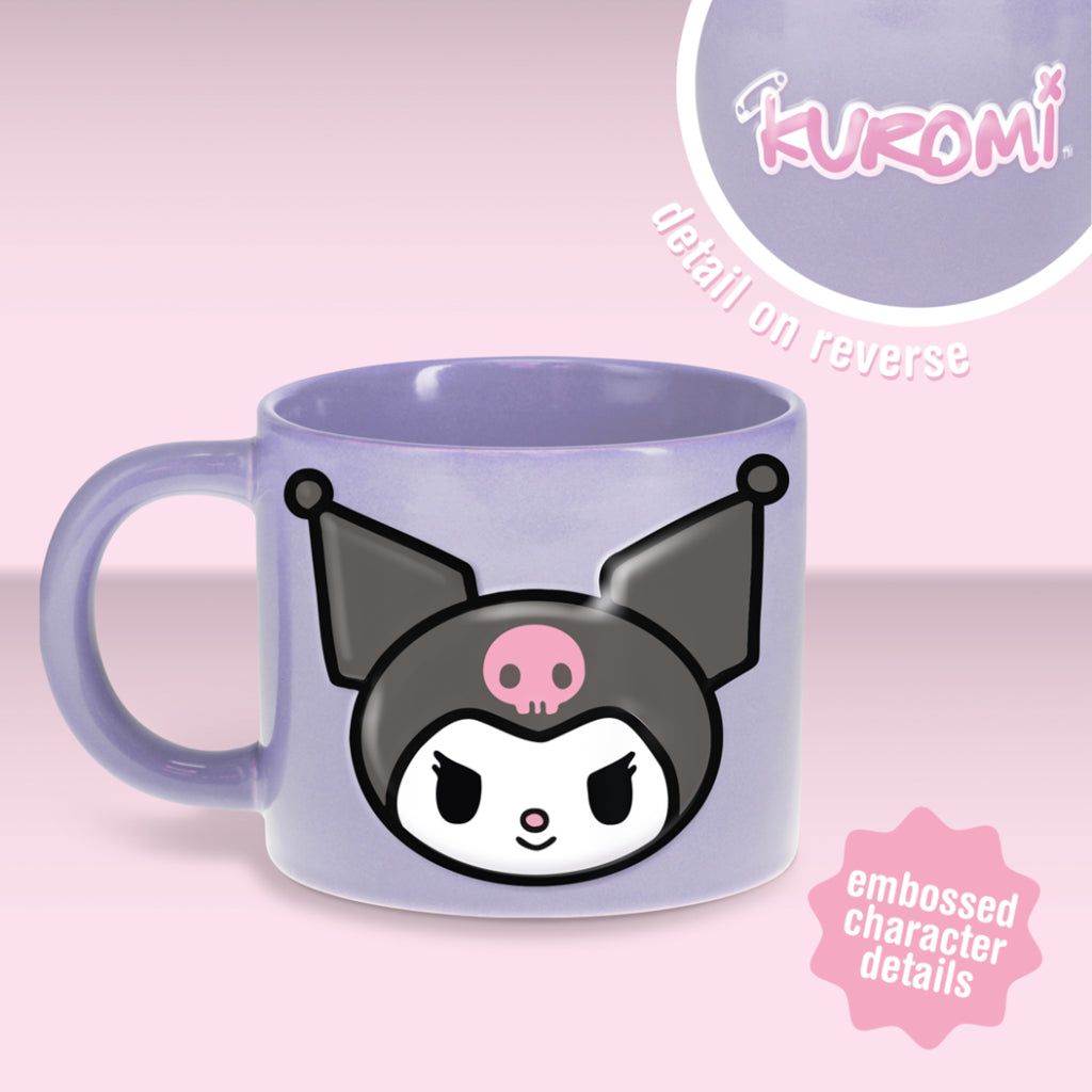 PP14659KUR - HELLO KITTY - KUROMI EMBOSSED MUG