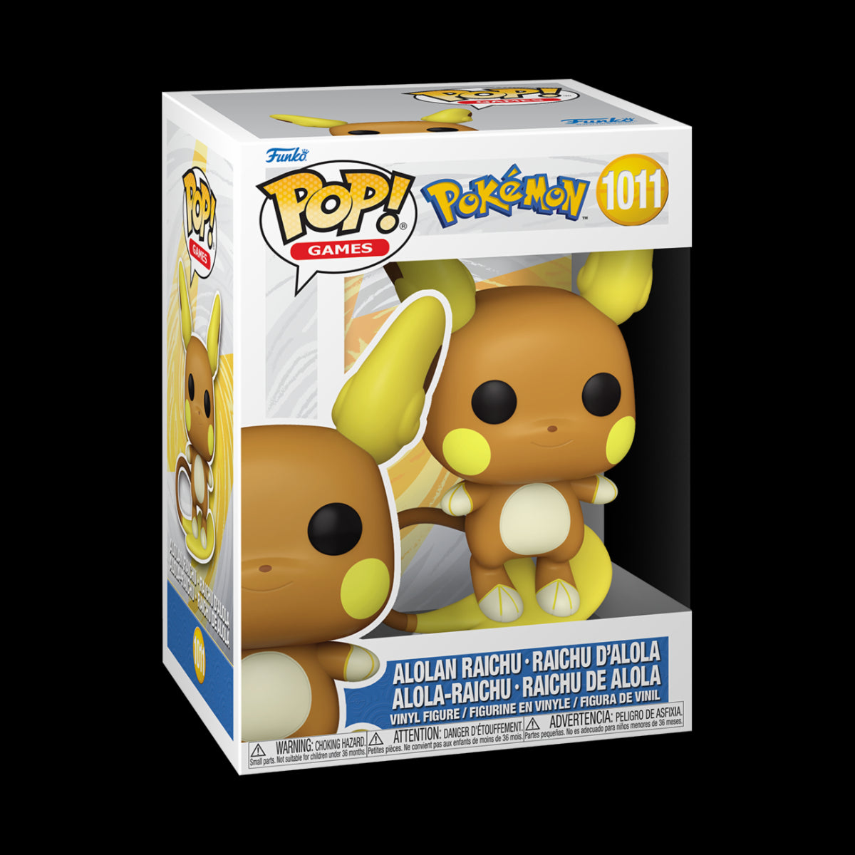 POKEMON - POP FUNKO VINYL FIGURE 1011 RAICHU (ALOLAN) (EMEA) 9CM