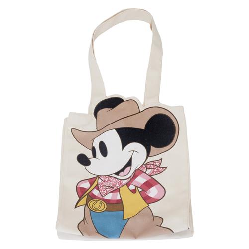 DISNEY - MICKEY MOUSE - TOTE BAGG - WESTERN MICKEY MOUSE CANVAS
