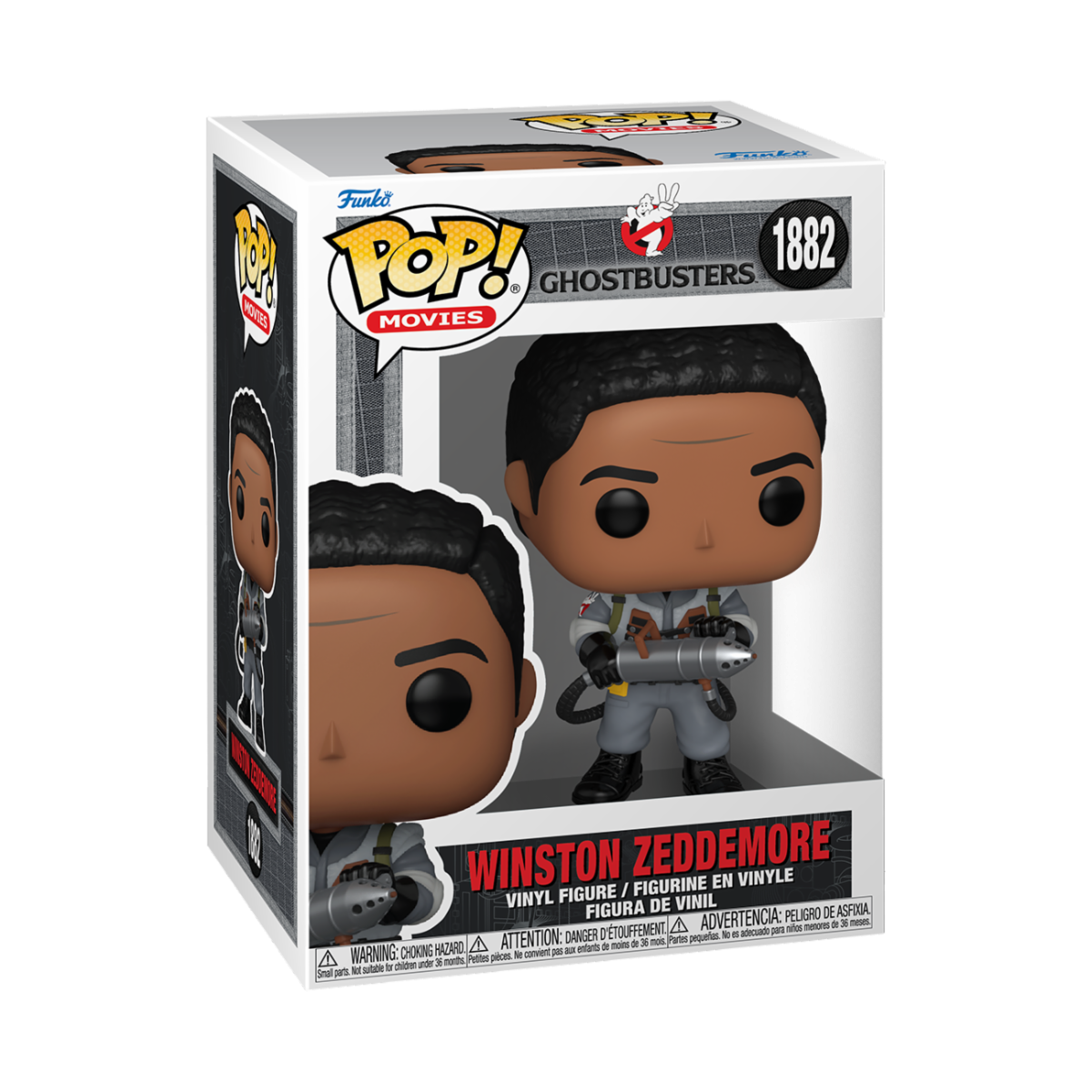 GHOSTBUSTERS - POP FUNKO VINYL FIGURE 1882 WINSTON ZEDDEMORE 9CM