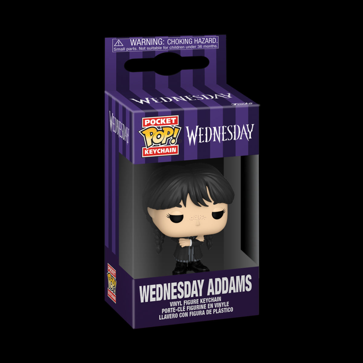 WEDNESDAY - KEYCHAIN - WEDNESDAY ADDAMS 9CM