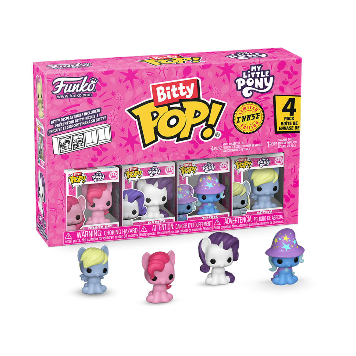 89581 - MY LITTLE PONY - POP FUNKO BITTY VINYL FIGURE - PINKIE PIE (4PK)