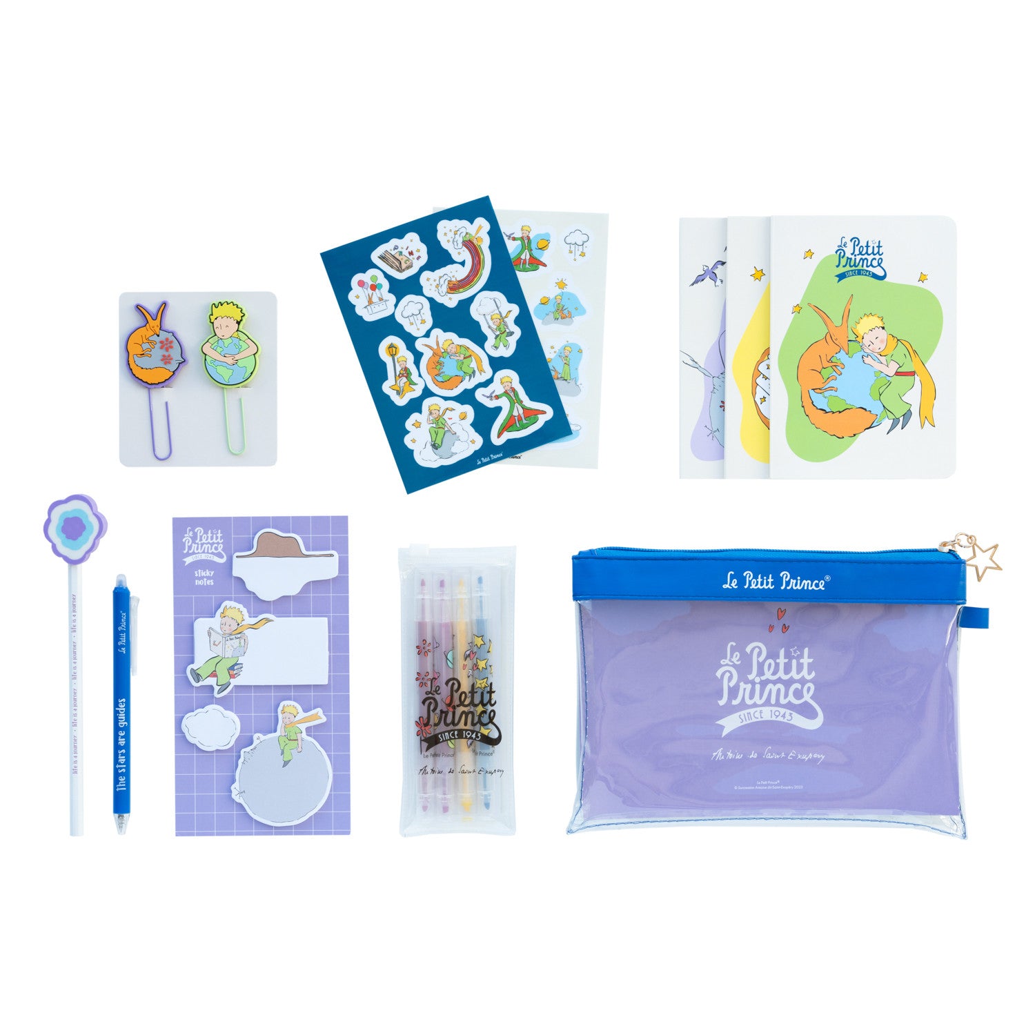 SETP008 - IL PICCOLO PRINCIPE - SET CANCELLERIA - AVVENTURE
