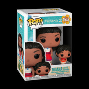 DISNEY: MOANA 2 - POP FUNKO VINYL FIGURE 1546 MOANA & LITTLE SIS SIMEA 9CM