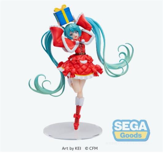 100435 - HATSUNE MIKU - LUMINASTA - CHRISTMAS 2024 - STATUA 19CM