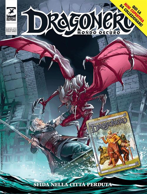 DRAGONERO - MONDO OSCURO VOL.7 - MINI COPERTINA - DRAGONERO 24: ATTRAVERSO L'ERONDAR