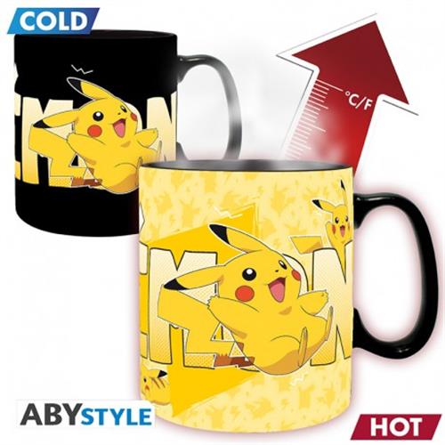 ABYMUGA153 - POKEMON - TAZZA HEAT CHANGE 460ML - PIKACHU