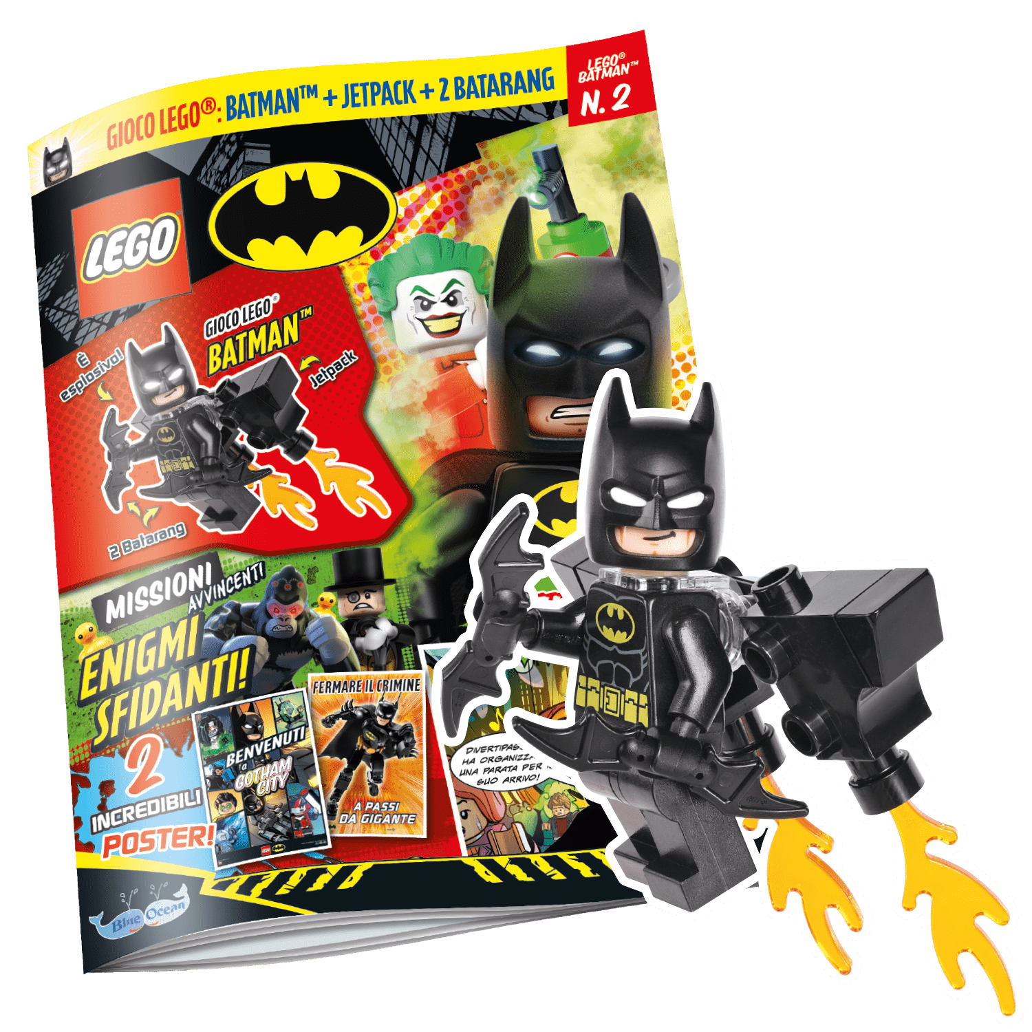 LEGO BATMAN N.2 - BATMAN + JETPACK