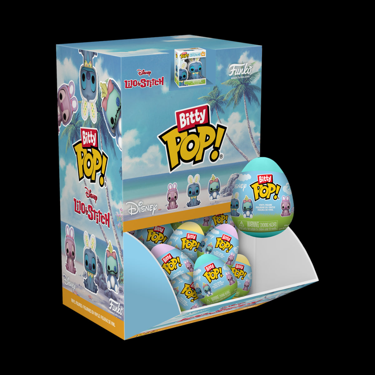 92428 - DISNEY: LILO & STITCH - POP FUNKO BITTY EASTER EGG VINYL FIGURE - DISPLAY 24PZ