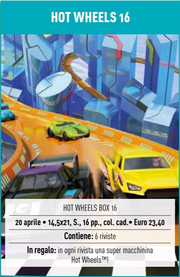 HOT WHEELS MAGAZINE BOX 16