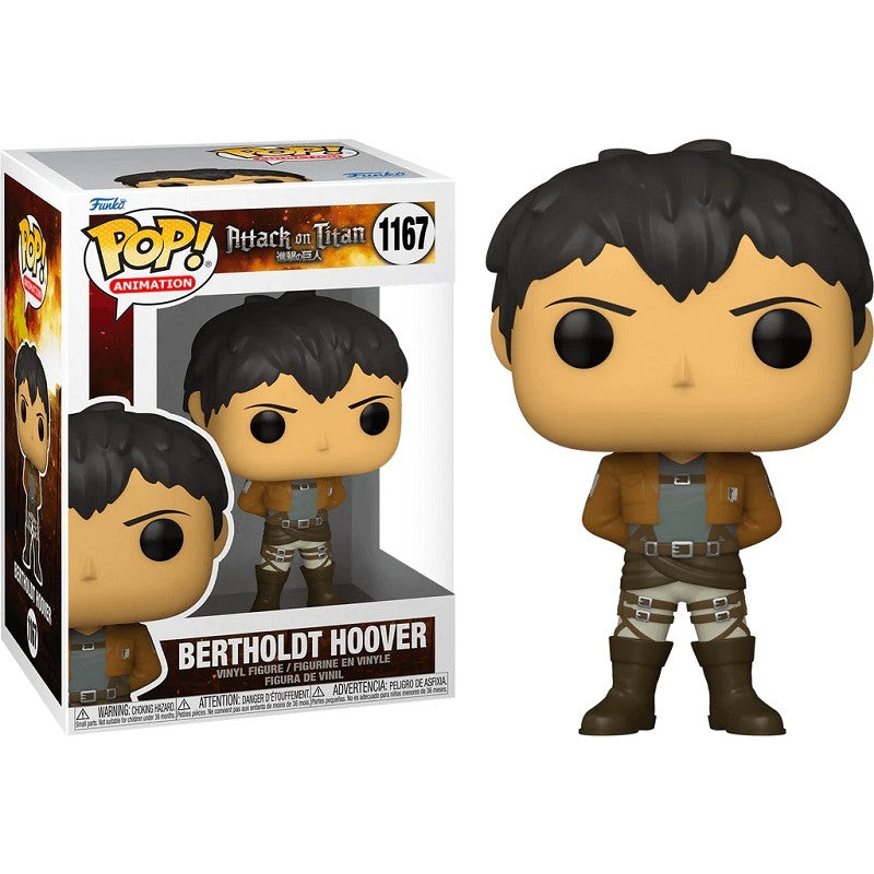 ATTACK ON TITAN - POP FUNKO VINYL FIGURE 1167 BERTHOLDT HOOVER 9CM
