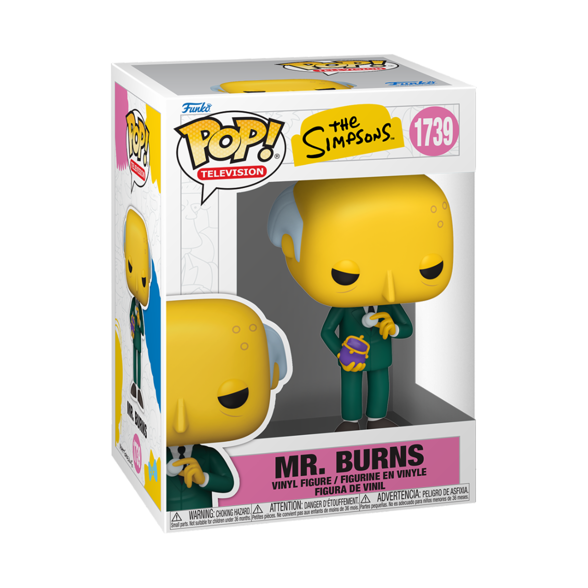 THE SIMPSONS - POP FUNKO VINYL FIGURE 1739 MR.BURNS 9CM