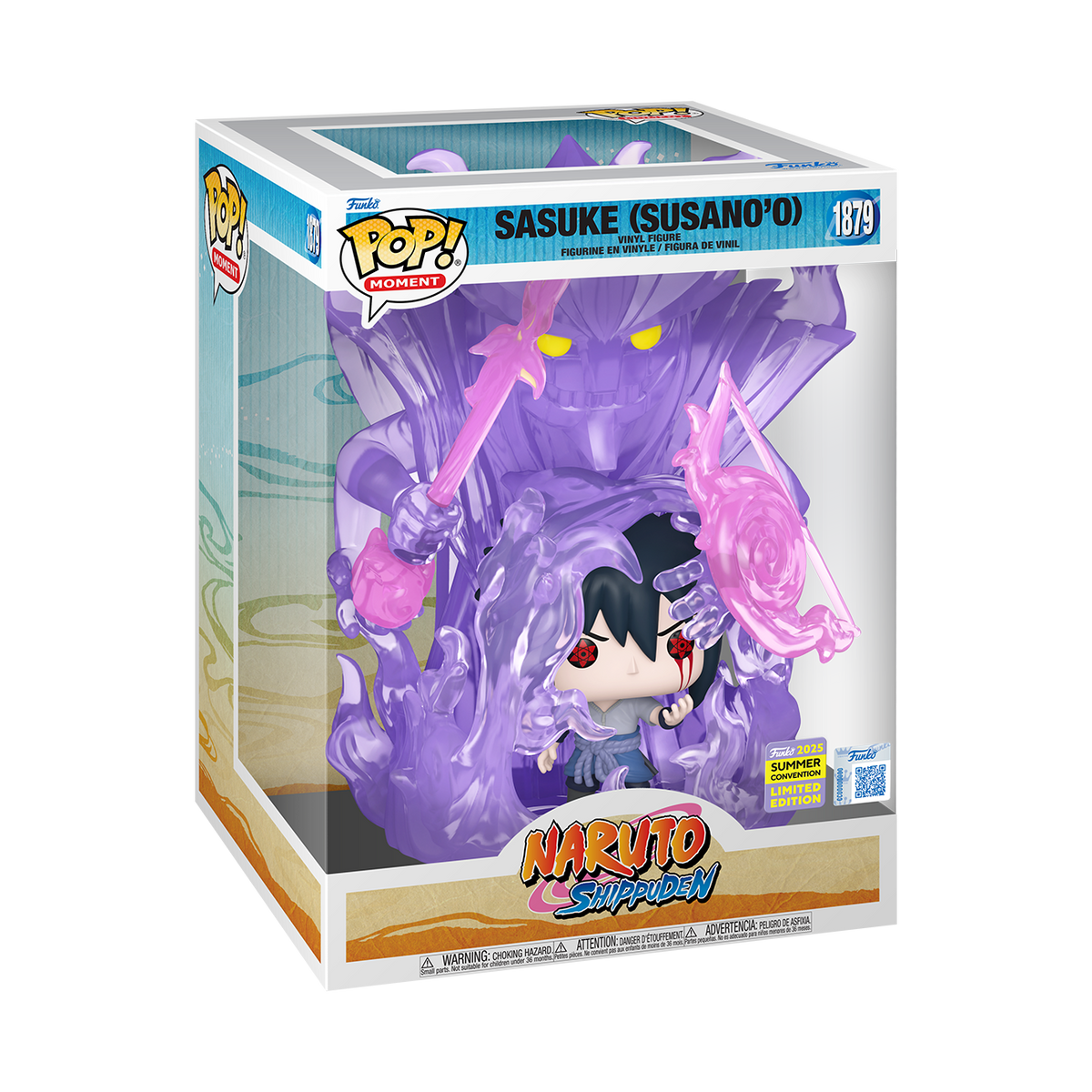 NARUTO - POP FUNKO SUPER VINYL FIGURE - 1879 SASUKE SUSANO'O (TRL) FUNSIDE EXCL