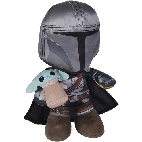 STAR WARS: THE MANDALORIAN - PLUSH FIGURE - MANDALORIAN 25CM E THE CHILD 7CM