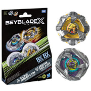 BEYBLADE-X - CALIBUR SAMURAI & OBSIDIAN SHELL