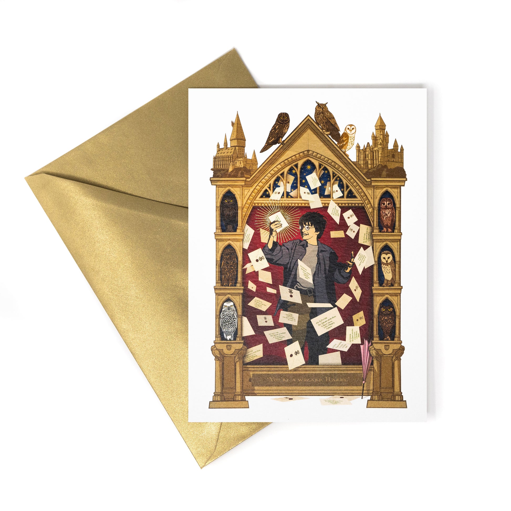 HPCARD55 - MAGICAL MOMENTS: 'YOU'RE A WIZARD, HARRY' - NOTECARD