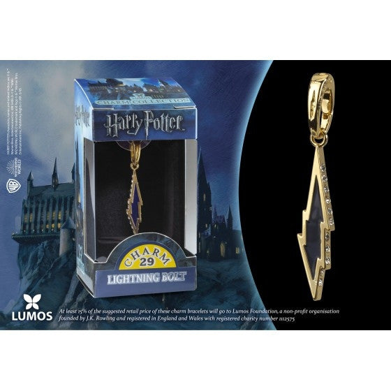 NN1051 - HARRY POTTER - CIONDOLO LUMOS CHARM 29 - LIGHTNING BOLT
