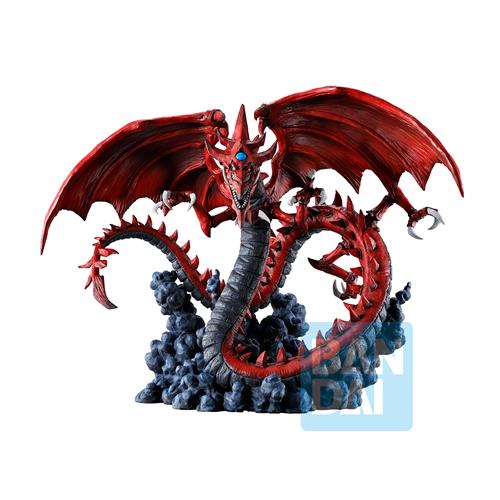 67007 - YU-GI-OH! SERIES - ICHIBANSHO FIGURE FROM ICHIBAN KUJI - EGYPTIAN GOD - SLIFER THE SKY RAGON - STATUA 18CM