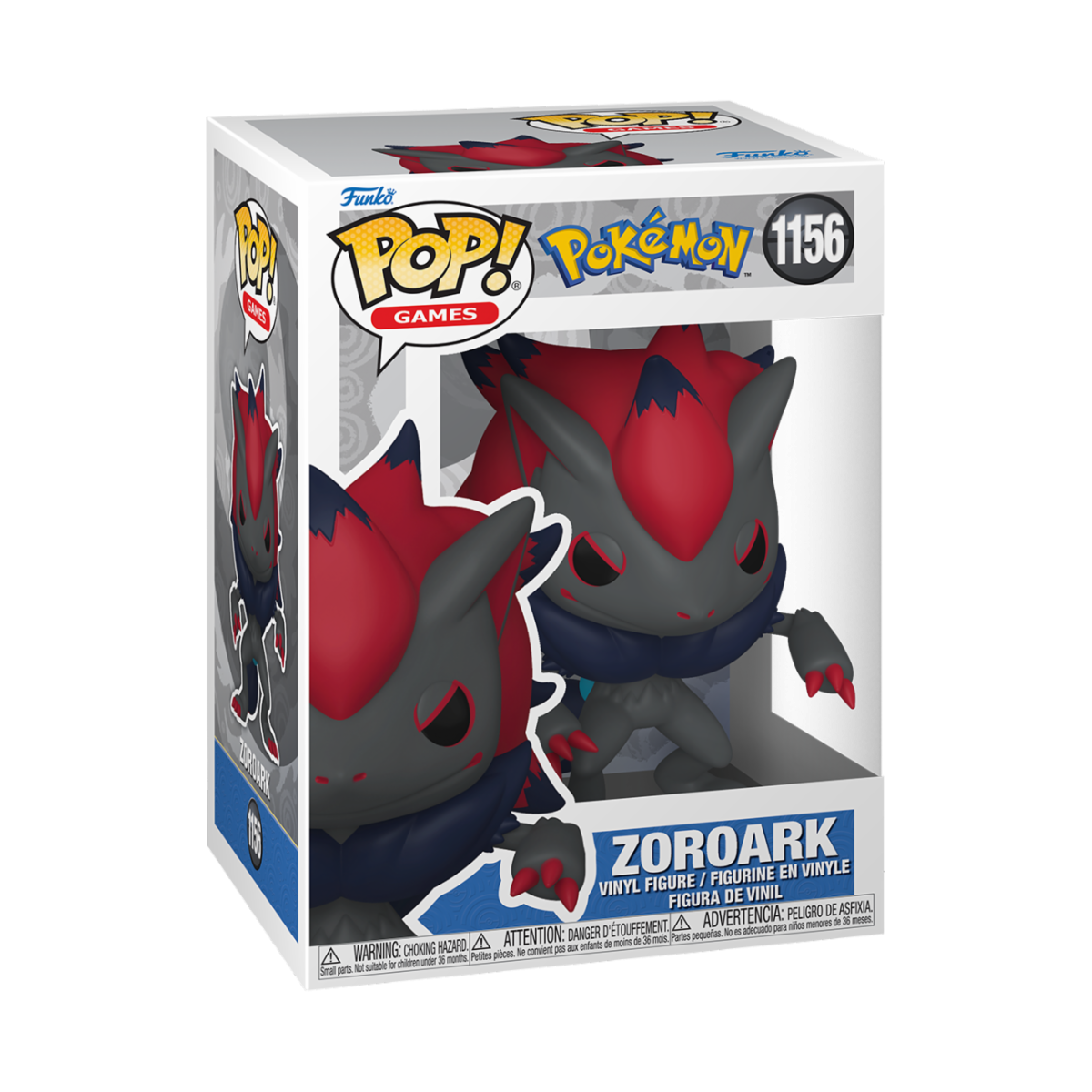 POKEMON S23 - POP FUNKO VINYL FIGURE 1156 ZOROARK 9CM
