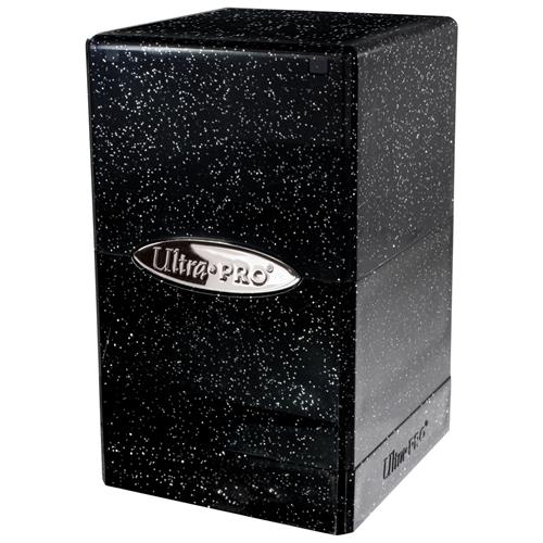 15889 - PORTA MAZZO - SATIN TOWER - GLITTER BLACK
