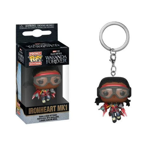 MARVEL: BLACK PANTHER - WAKANDA FOREVER - POP FUNKO VINYL KEYCHAIN IRONHEART MK1 4CM