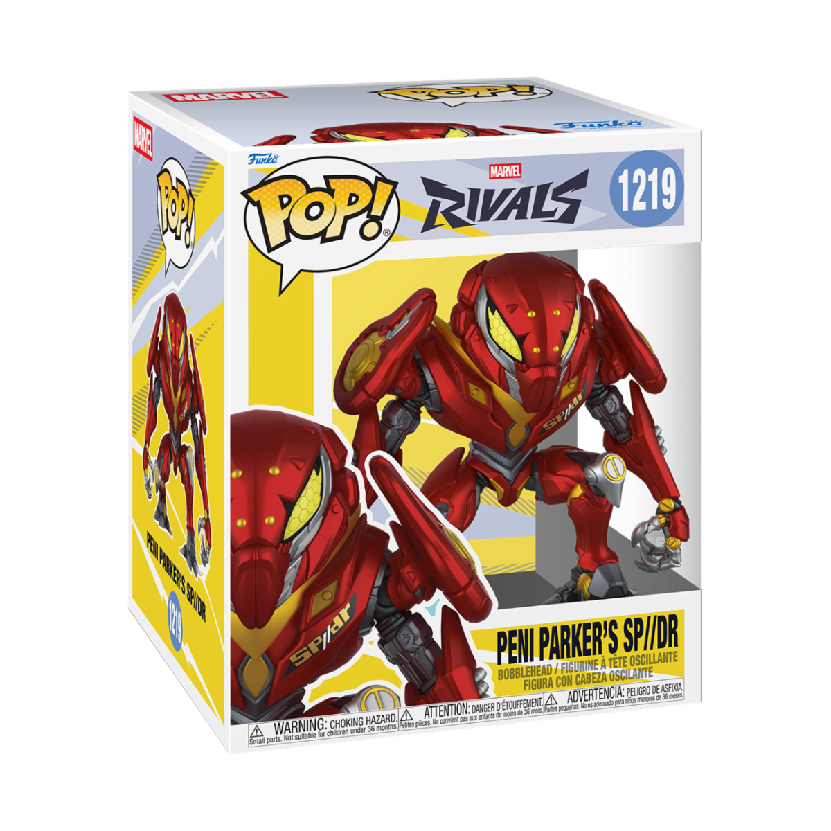 MARVEL RIVALS S3 - POP FUNKO SUPER VINYL FIGURE 1219 PENI PARKER'S SP//DR 15CM