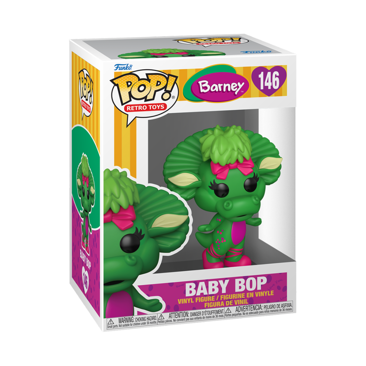 BARNEY - POP FUNKO VINYL FIGURE 146 BABY BOP 9CM