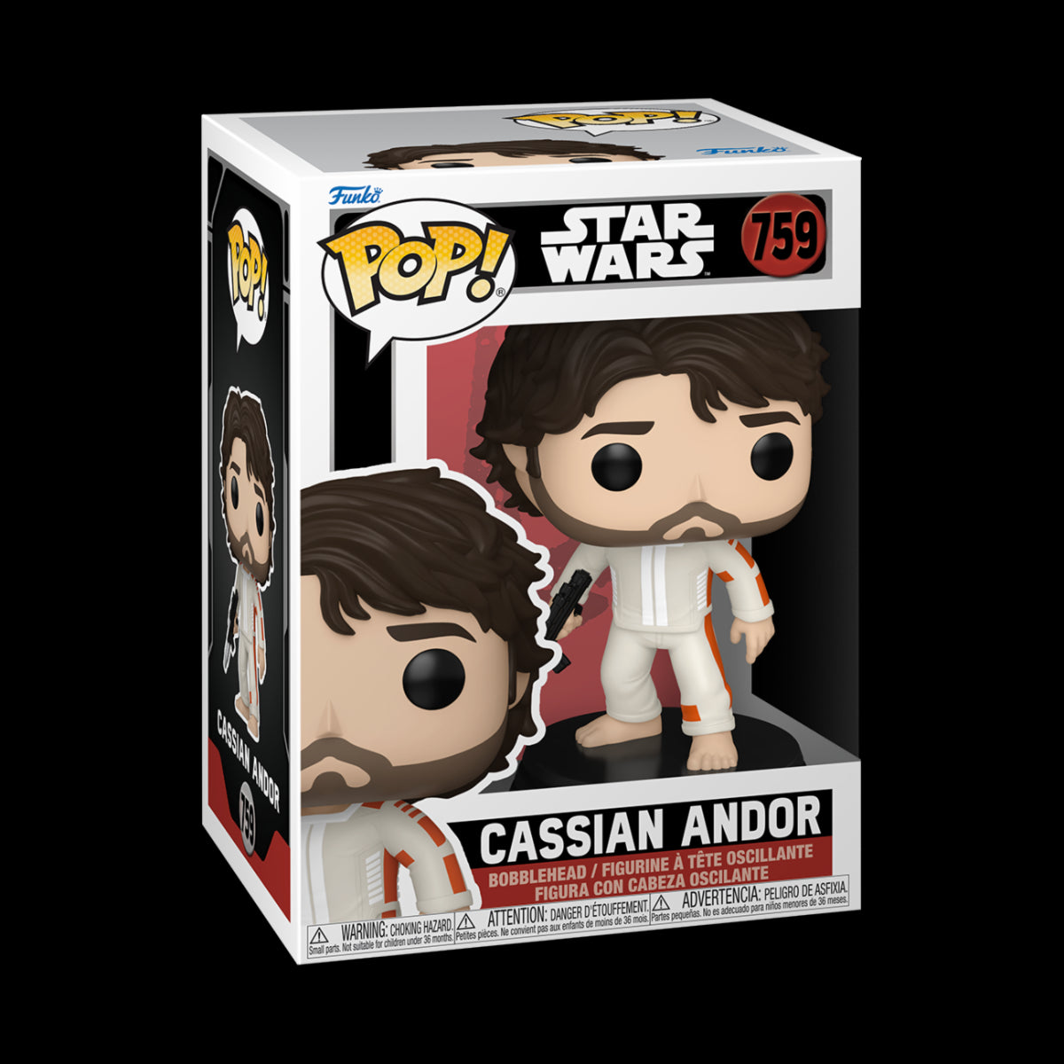 STAR WARS: ANDOR - POP FUNKO VINYL FIGURE 759 CASSIAN ANDOR 9CM