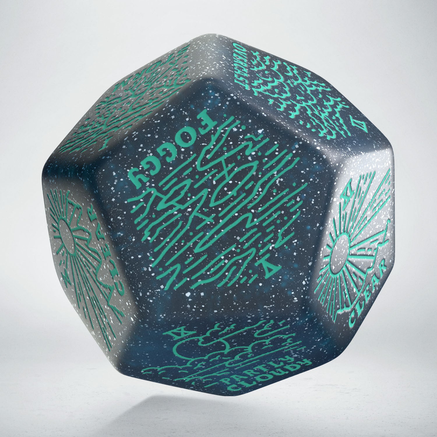 12VWTG03 - WEATHER GENERATOR DIE: SHIMMERING BLUE&TURQUISE