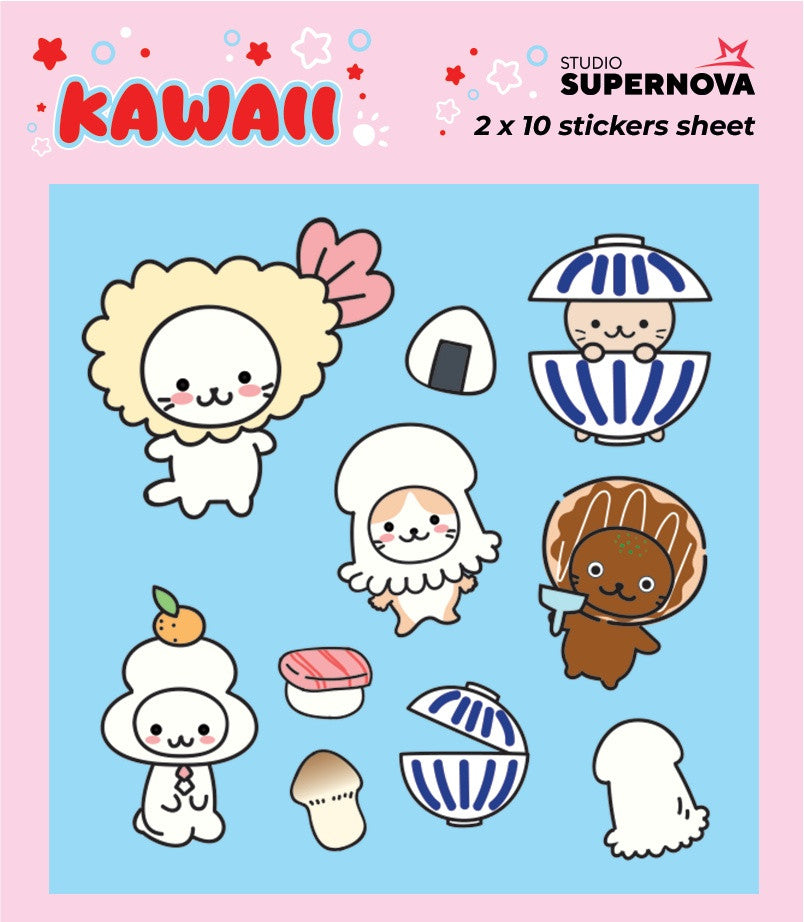 SET STICKER - KAWAII 2