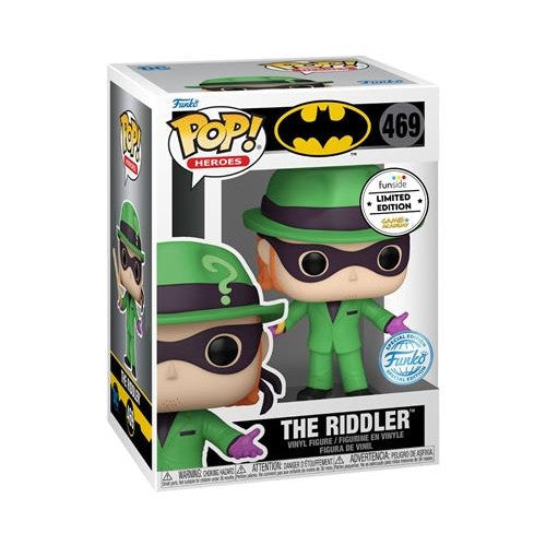 DC COMICS - POP FUNKO VINYL FIGURE 469 RIDDLER (ARKHAMVERSE) GA EXCL