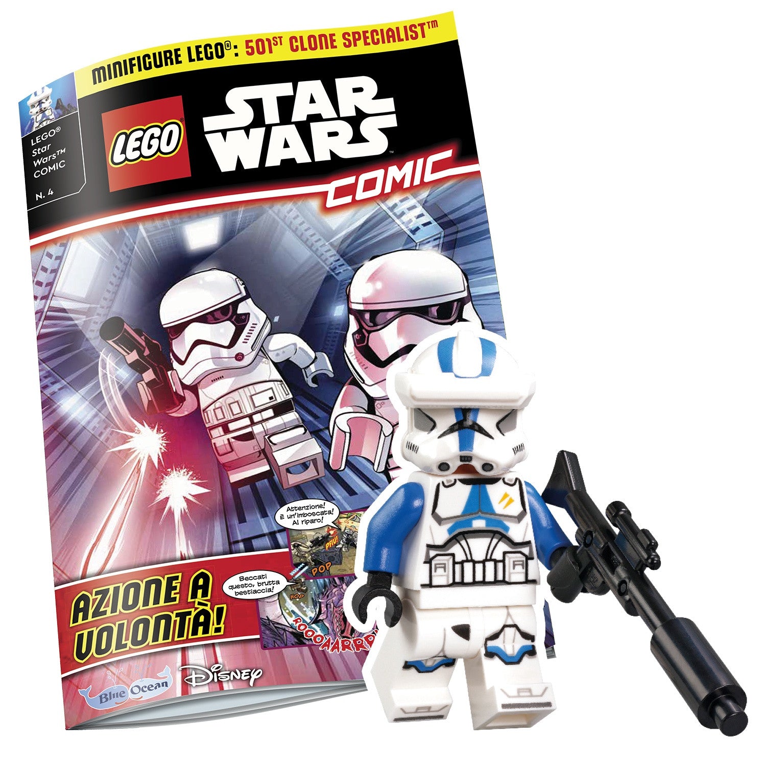 LEGO STAR WARS COMIC N.4 - 501ST CLONE SPECIALIST