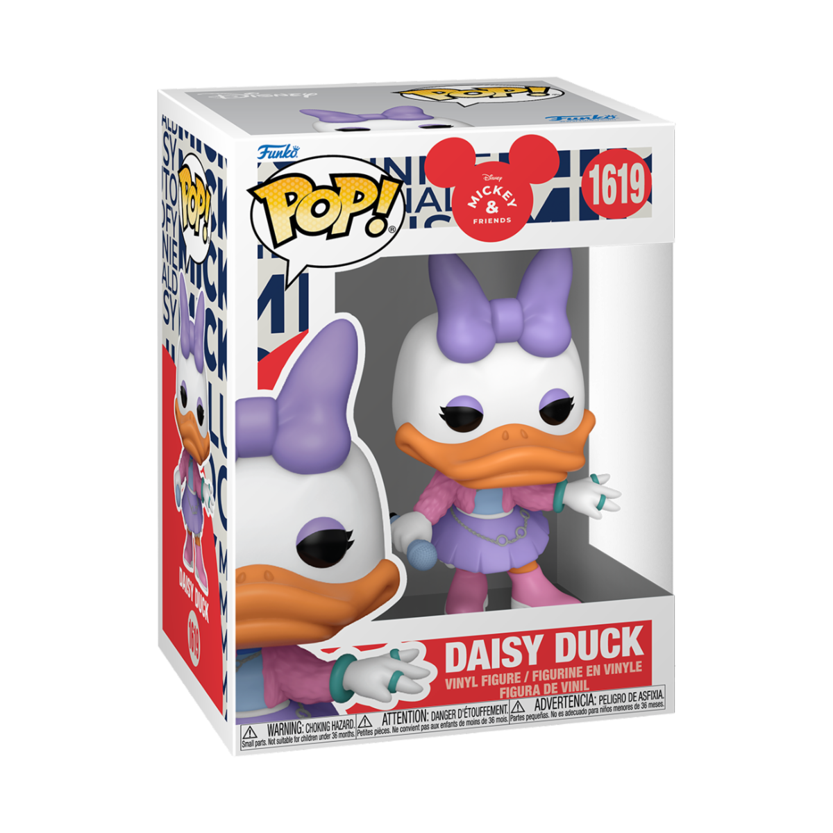 DISNEY: MICKEY MOUSE - POP FUNKO VINYL FIGURE 1619 DAISY DUCK (KPOP) 9CM