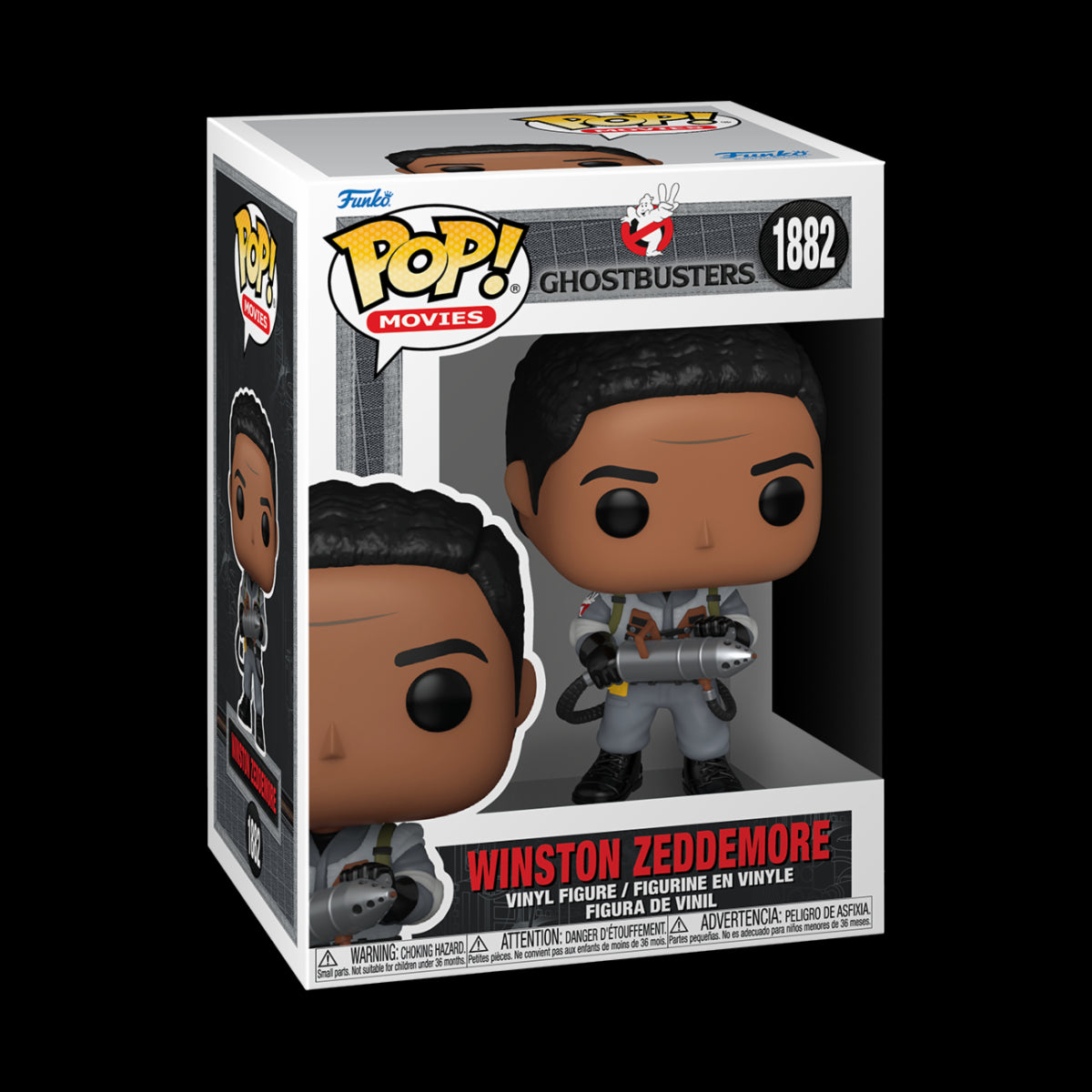 GHOSTBUSTERS - POP FUNKO VINYL FIGURE 1882 WINSTON ZEDDEMORE 9CM