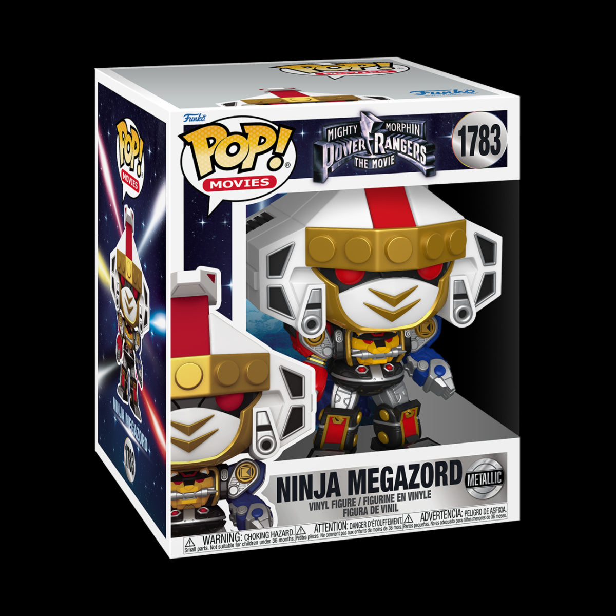 MIGHTY MORPHIN POWER RANGER: THE MOVIE - POP FUNKO SUPER VINYL FIGURE 1783 NINJA MEGAZORD(MT) 15CM