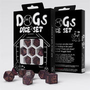 SDOG01 - SET 7 DADI - DOG DICE SET: LUNA
