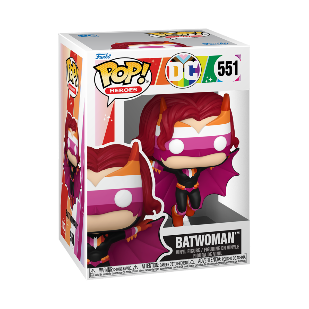 DC COMICS: PRIDE 2025 - POP FUNKO VINYL FIGURE 551 BATWOMAN 9CM