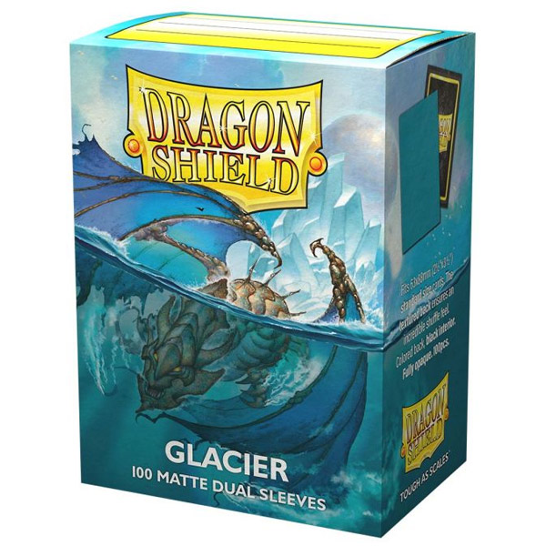 AT-15031 - 100 STANDARD SIZE MATTE DUAL SLEEVES - GLACIER MINIOM