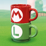 GP86738 - SUPER MARIO - SET TAZZE IMPILABILI - MARIO LUIGI INITIAL