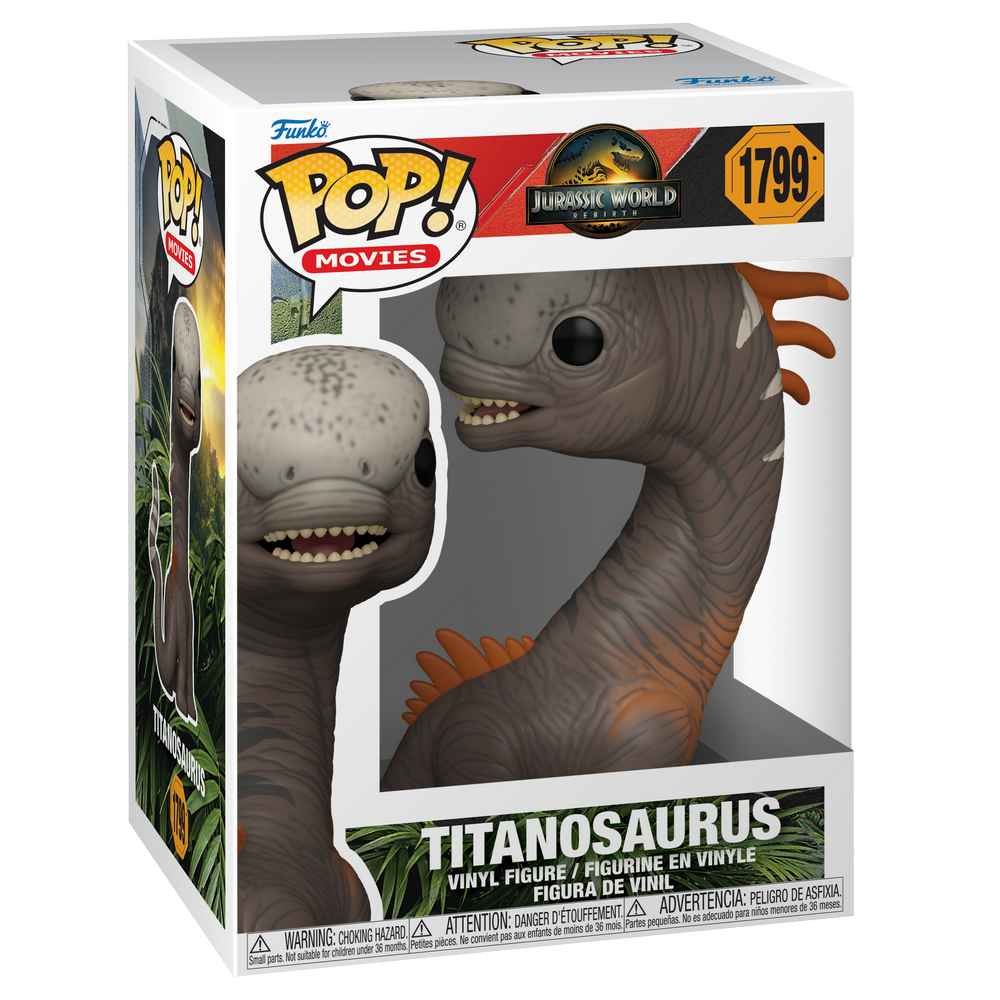 JURASSIC WORLD: REBIRTH - POP FUNKO VINYL FIGURE 1799 TITANOSAURUS 9CM