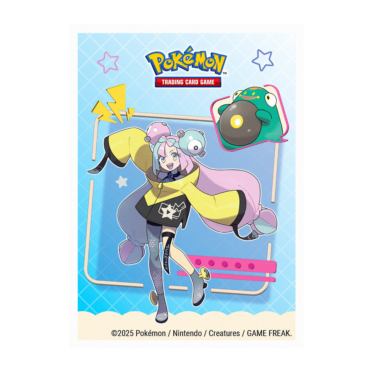 16628 - POKEMON - 65 SLEEVE STANDARD - IONO AND BELLIBOLT