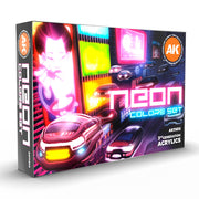 AK11610 - 3GEN ACRYLICS - NEON COLORS SET - SET DA 6 COLORI