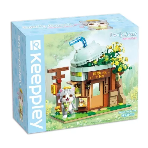 KP28007 - LOVELY STREET - ASH CAT MILK TEA SHOP