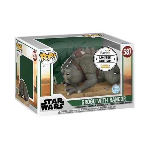 STAR WARS: THE BOOK OF BOBA FETT - POP FUNKO JUMBO VINYL FIGURE 587 RANCOR W/GROGU 25CM GA EXCL