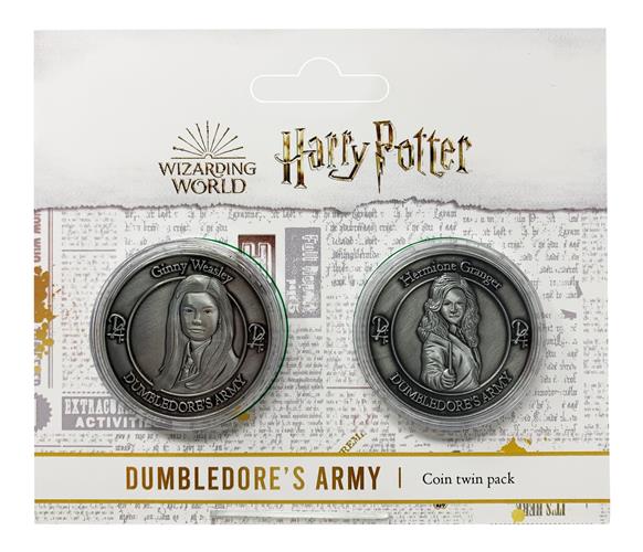 THG-HP08 - HARRY POTTER - TWIN PACK OF FLIP COIN - HERMIONE AND GINNY