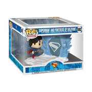 DC COMICS: SUPERMAN (2025) - POP FUNKO MOMENT VINYL FIGURE 582 SUPERMAN AND FORTRESS OF SOLITUDE 9CM