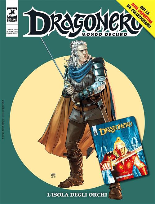 DRAGONERO - MONDO OSCURO VOL.6 - MINI COPERTINA - DRAGONERO 77: MORTE DI UN EROE